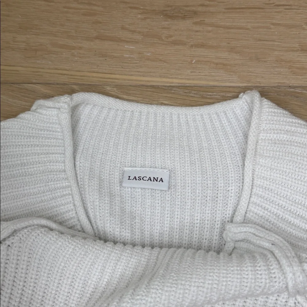 Lascana Elbow Heart Sweater, creamy white, size 8/10 - Picture 12 of 13